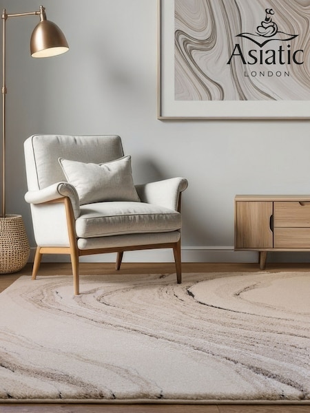 Asiatic Rugs Beige Mirage Quartz Rug (H83793) | £89 - £419
