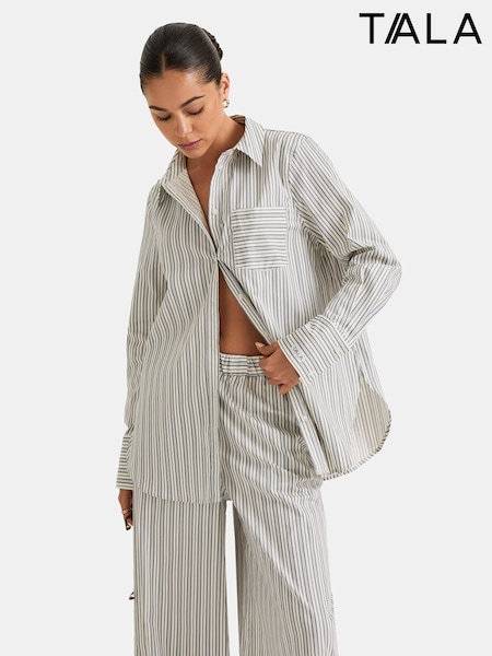 TALA Light Blue Poplin Shirt (H83844) | £50