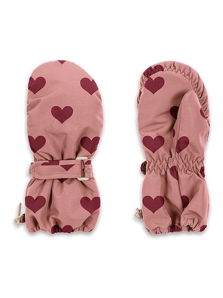 Konges Sløjd Pink Nohr Snow Mittens Print (H83852) | £33