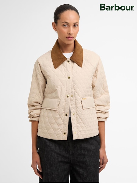 Barbour® Natural Kirby Quilted Jacket (H84413) | £169