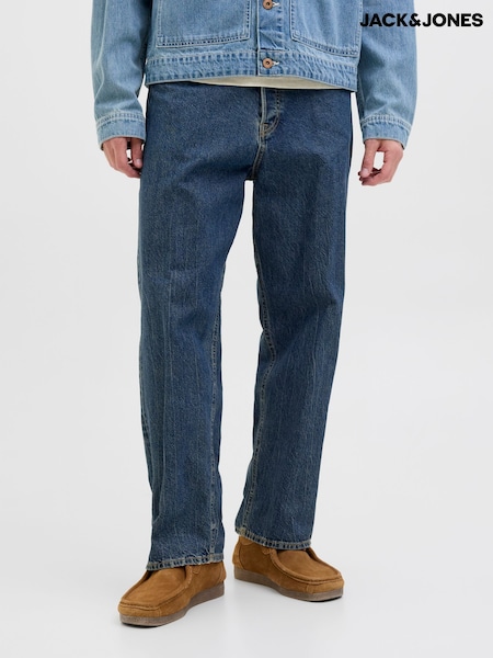 JACK & JONES Blue Loose Fit Eddie Jeans (H84767) | £27