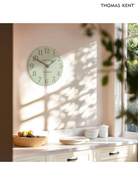 Thomas Kent Clocks Pearl Green 12 Willow Wall Clock (H84909) | £40