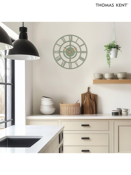 Thomas Kent Clocks Olive 16 Luna Wall Clock (H84925) | £36