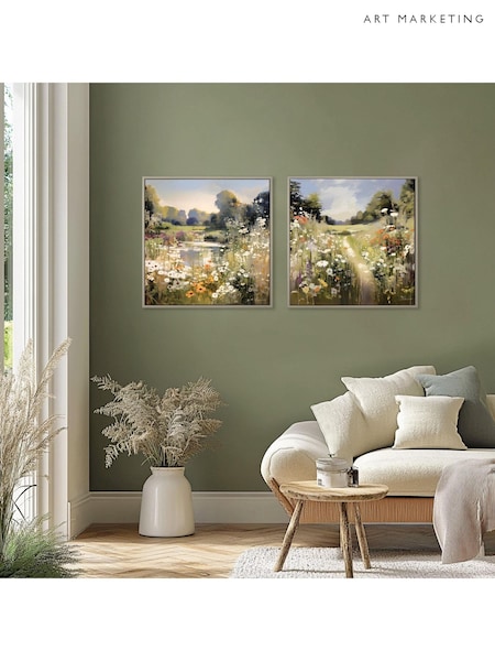 Art Marketing Multicoloured Wildflower Reflections Wall Art (H84926) | £38