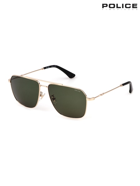 Police Gold Origins Lite 20 Sunglasses (H84963) | £125