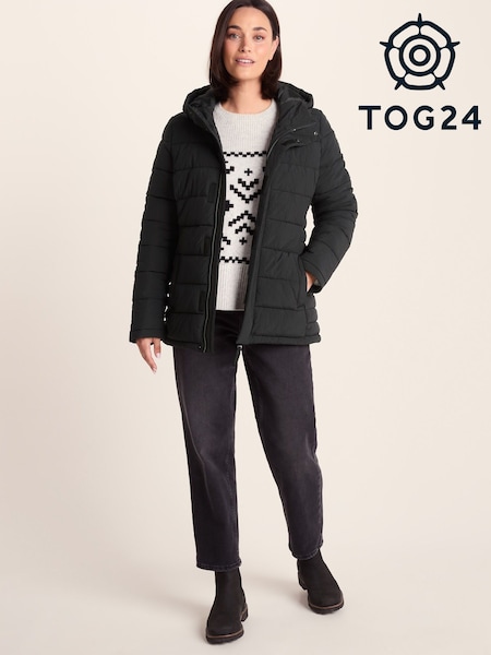 Tog 24 Black Womens Sleight Padded Short Coat (H85005) | £80