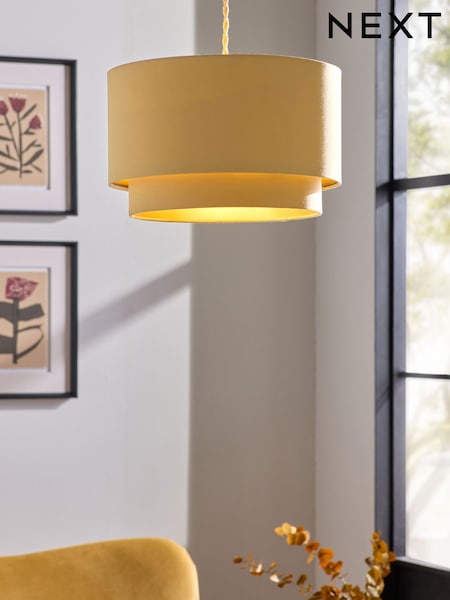 Mustard Yellow Rico 2 Tier Small Easy Fit Shade (H85175) | £28