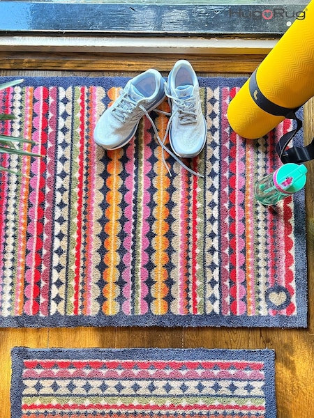 Hug Rug Multi Beady Stripe Mat (H85317) | £49