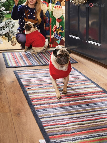 Hug Rug Multi Stripe 32 Runner (H85330) | £79