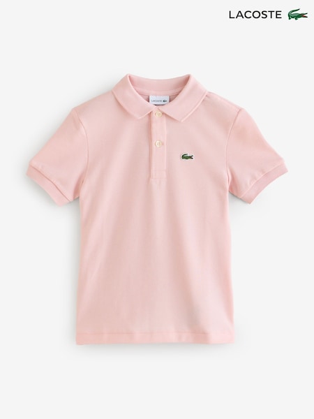 Lacoste Pink Petit Piqué Logo Polo Shirt (H85396) | £50 - £60