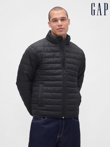 Gap Black Relaxed Cold Control Puffer Jacket (H85410) | £50