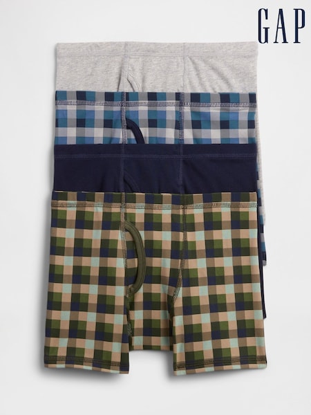 Gap Grey Multi Boxer Briefs 4-Pack (2-2mths) (H85417) | £18
