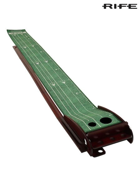 Rife Green Golf Deluxe Wooden Putting Mat (H85499) | £80