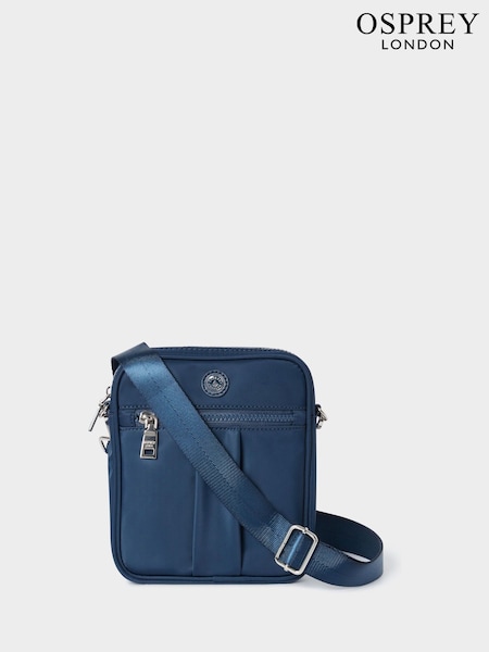 Osprey London The Fusion Nylon Cross-Body Blue Bag (H85711) | £0