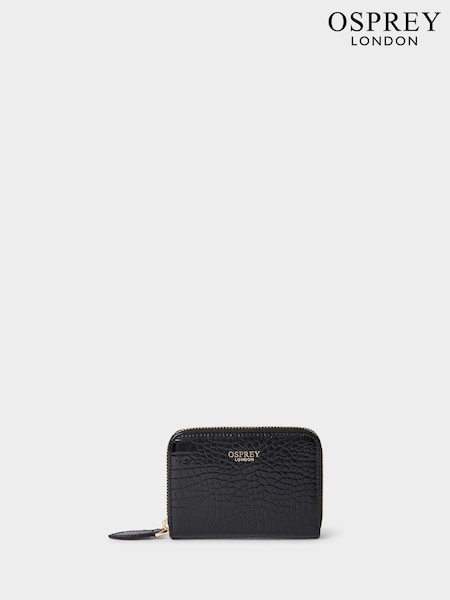 Osprey London Small The Fulham Zip Around Blue Purse (H85763) | £0