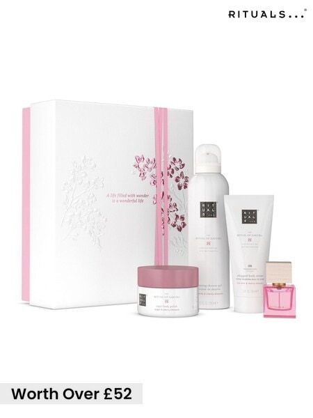 Rituals The Sakura Cherry Blossom & Rice Milk Medium Gift Set (Worth Over £52) (H85992) | £41