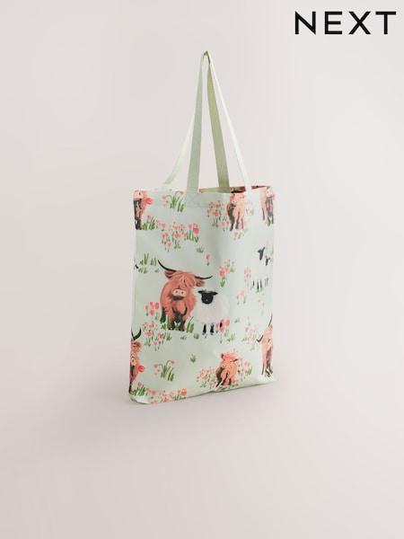 Hamish Highland Cow Cotton Shopper Bag (H86052) | £8