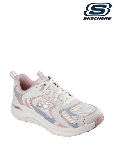 Skechers Pink Arch Fit 2.0 Vintage Luxe Trainers (H86114) | £89