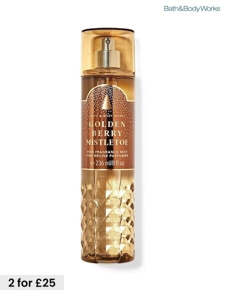 Bath & Body Works Golden Berry Mistletoe Fine Fragrance Mist 236 ml (H86242) | £18
