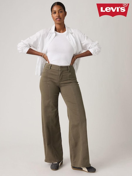 Levi's® Canteen 318 Shaping Wide Leg Jeans (H87227) | £80