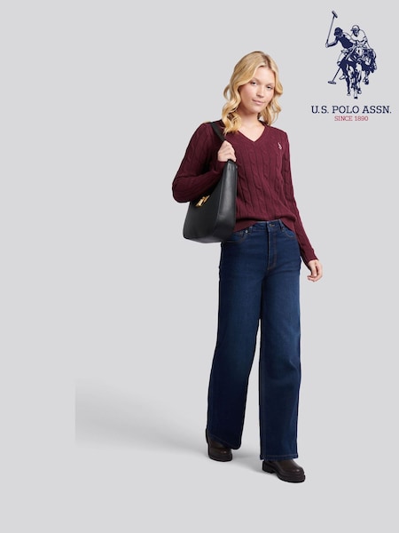 U.S. Polo Assn. Blue Light Wide Fit Jeans (H87919) | £45