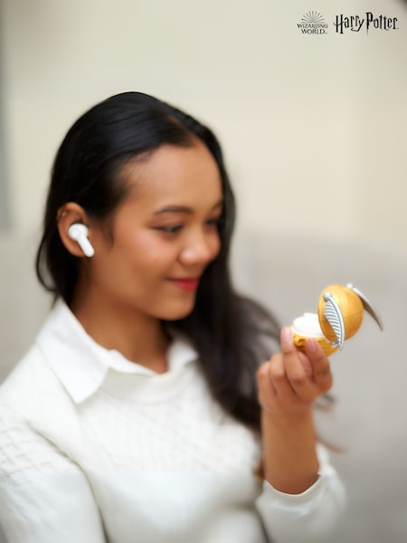 Harry Potter Gold White Snitch TWS Earbuds (H88301) | £30