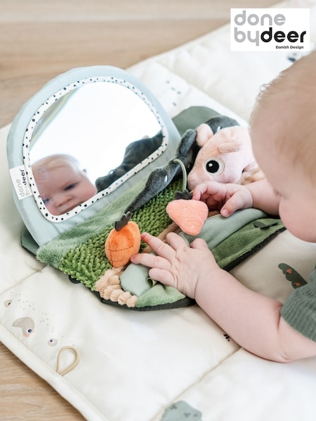 Done by Deer Tummy Time Senory Mirror Tiny Farm Mix (H88353) | £39