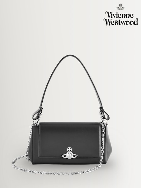 Vivienne Westwood Black Hazel Medium Handbag (H88482) | £390
