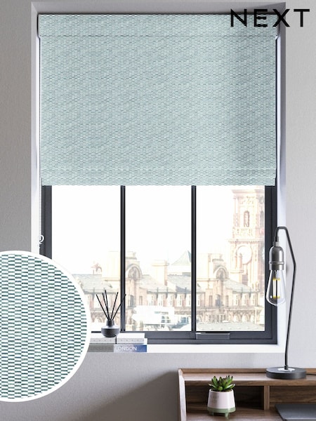 Blue Abaci Made to Measure Roman Blind (H88917) | £89