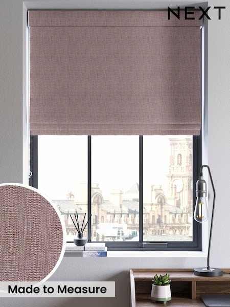 Red Knit Made to Measure Roman Blind (H88925) | £89