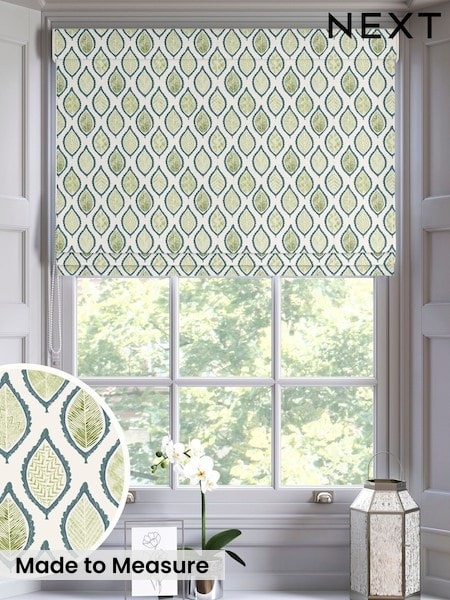 Green Mesop Made to Measure Roman Blind (H88928) | £70