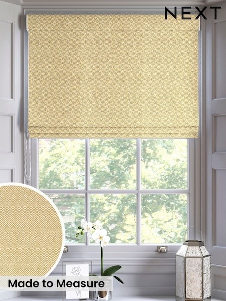 Yellow Rhembo Made to Measure Roman Blind (H88932) | £89