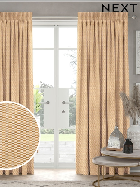 Orange Abaci Made to Measure Curtains (H88952) | £119