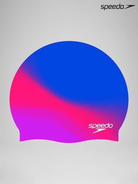Speedo Pink Junior Multi Color Silicone Swim Cap (H88977) | £11