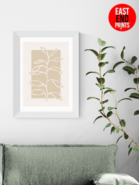 White East End Prints Framed Botany by Alisa Galitsyna Wall art (H89032) | £50 - £130