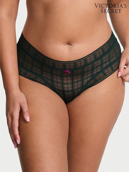 Victoria's Secret Cilantro Green Cheeky Tartan Knickers (H89383) | £10