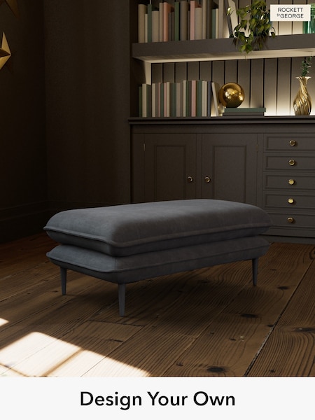 Luxe Kneedlecord Velvet/Graphite Grey The Lola By Rockett St George (H89455) | £425