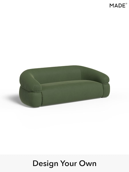 Matt Velvet Easy Clean/Grass Green Soma By Made (H89488) | £1,399