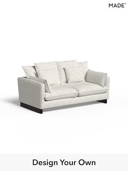 Textured Wave Boucle/Soft White Whitby By Made (H89489) | £1,550
