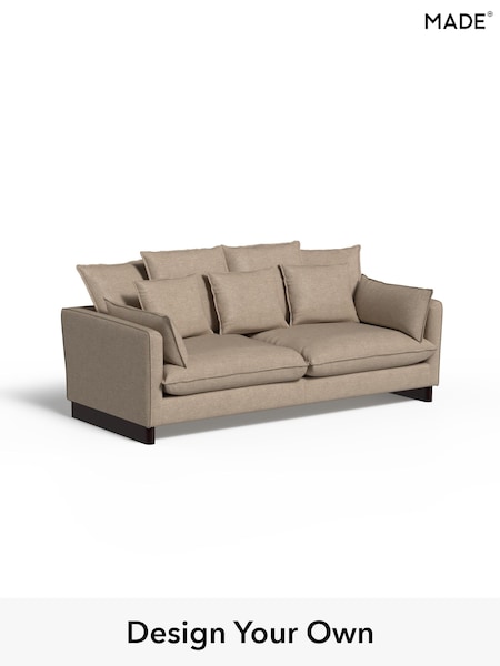 Soft Chenille Easy Clean/Taupe Natural Whitby By Made (H89490) | £1,575