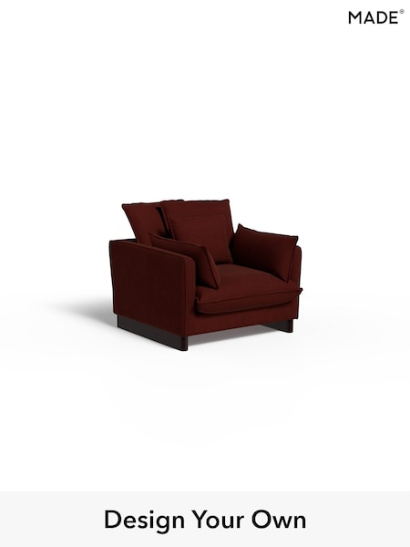 Matt Velvet Easy Clean/Rust Red Whitby By Made (H89491) | £999