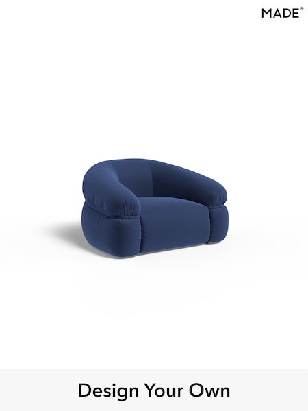 Matt Velvet Easy Clean/Navy Blue Soma By Made (H89492) | £999