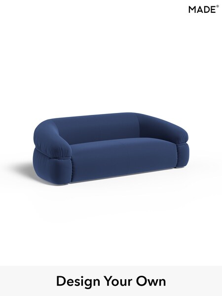Matt Velvet Easy Clean/Navy Blue Soma By Made (H89492) | £1,399