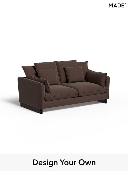 Soft Chenille Easy Clean/Mocha Natural Whitby By Made (H89495) | £1,475