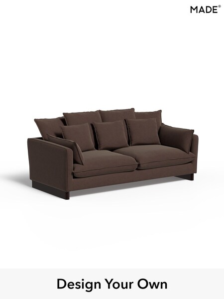 Soft Chenille Easy Clean/Mocha Natural Whitby By Made (H89495) | £1,575