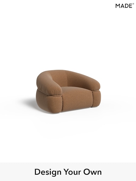 Soft Touch Boucle/Caramel Natural Soma By Made (H89503) | £999