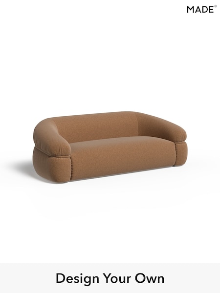 Soft Touch Boucle/Caramel Natural Soma By Made (H89503) | £1,399