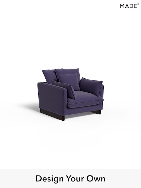 Soft Touch Boucle/Cobalt Blue Whitby By Made (H89504) | £999