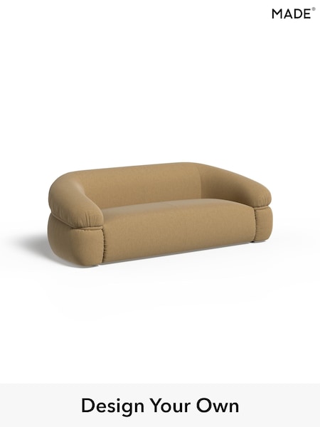 Textured Slub Weave/Caramel Natural Soma By Made (H89508) | £1,475