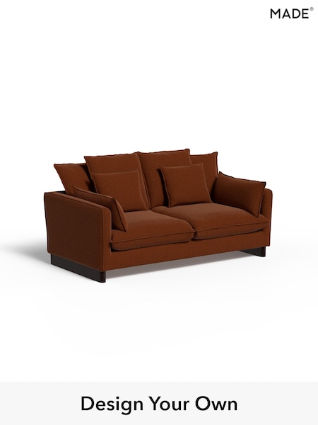 Soft Touch Boucle/Rust Orange Whitby By Made (H89509) | £1,399